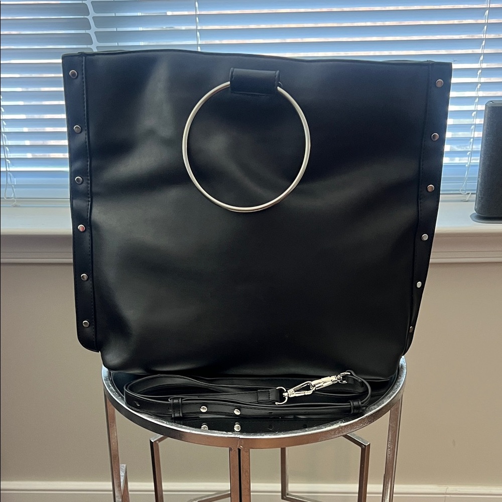 Elegant Black Tote Bag